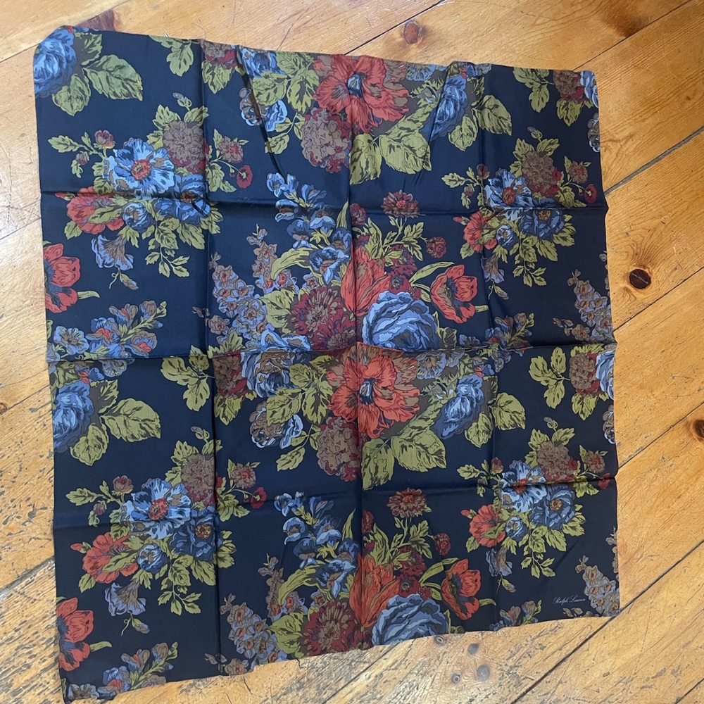 Floral Patterned Scarf